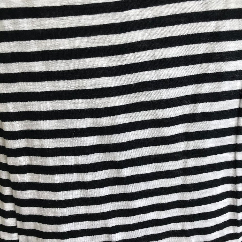 Crown & Ivy Curvy Long Sleeve Top Black White 0X - Picture 10 of 13